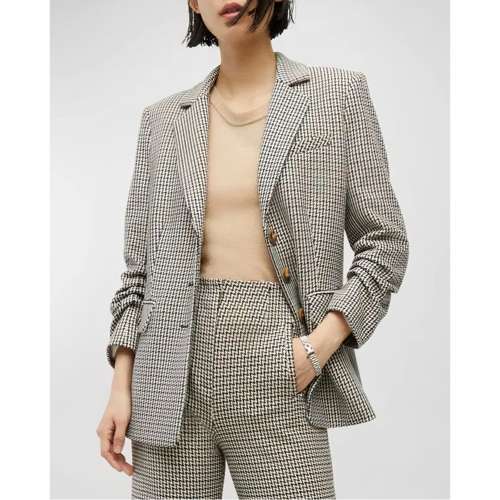 Veronica Beard Dickey Houndstooth Berkshire Blazer Jacket
